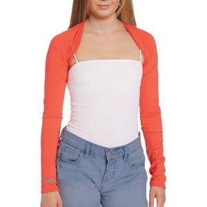 The UV Cool Shrug  Sun Protective Shawl-Orange